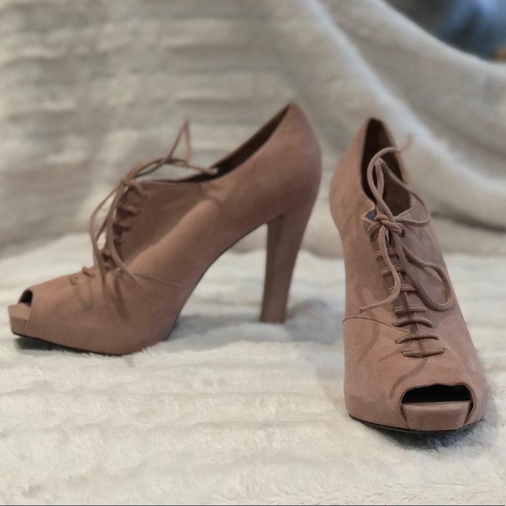 Pura Lopez Suede Heels - 278270 - Size 40 (9)